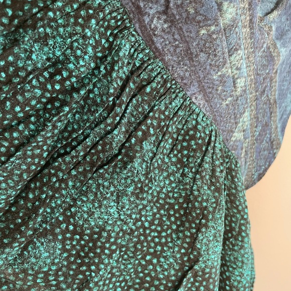 Vibrant flowy mixed patterned tank top - Picture 3 of 4